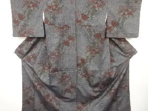 花車模様織出し西陣伝承紬着物